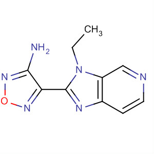 607374-14-1  1,2,5-Oxadiazol-3-amine, 4-(3-ethyl-3H-imidazo[4,5-c]pyridin-2-yl)-