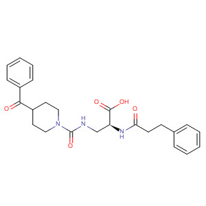 607396-86-1  L-Alanine,3-[[(4-benzoyl-1-piperidinyl)carbonyl]amino]-N-(1-oxo-3-phenylpropyl)-