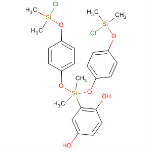 60744-86-7  Silane,[1,4-phenylenebis(oxy)]bis[4-[(chlorodimethylsilyl)oxy]phenoxy]dimethyl-