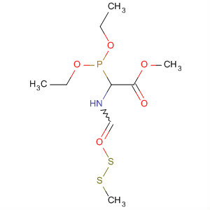 60762-07-4  Acetic acid, (diethoxyphosphinyl)[[(methylthio)thioxomethyl]amino]-,methyl ester