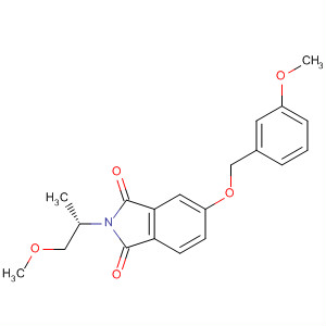 607734-92-9  1H-Isoindole-1,3(2H)-dione,2-[(1S)-2-methoxy-1-methylethyl]-5-[(3-methoxyphenyl)methoxy]-