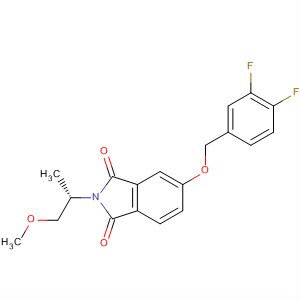 607734-94-1  1H-Isoindole-1,3(2H)-dione,5-[(3,4-difluorophenyl)methoxy]-2-[(1S)-2-methoxy-1-methylethyl]-