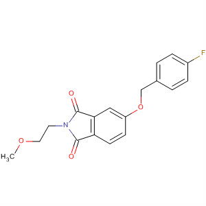 607735-14-8  1H-Isoindole-1,3(2H)-dione,5-[(4-fluorophenyl)methoxy]-2-(2-methoxyethyl)-