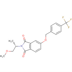 607735-26-2  1H-Isoindole-1,3(2H)-dione,2-[(1S)-2-methoxy-1-methylethyl]-5-[[4-(trifluoromethyl)phenyl]methoxy]-