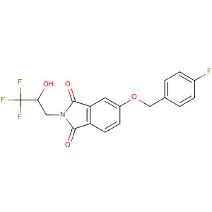 607735-36-4  1H-Isoindole-1,3(2H)-dione,5-[(4-fluorophenyl)methoxy]-2-(3,3,3-trifluoro-2-hydroxypropyl)-