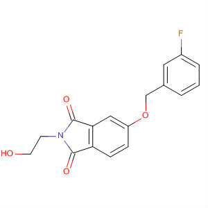 607735-40-0  1H-Isoindole-1,3(2H)-dione,5-[(3-fluorophenyl)methoxy]-2-(2-hydroxyethyl)-