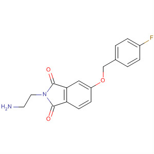 607735-49-9  1H-Isoindole-1,3(2H)-dione,2-(2-aminoethyl)-5-[(4-fluorophenyl)methoxy]-