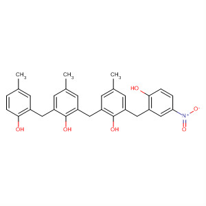 60798-03-0  Phenol,2-[[2-hydroxy-3-[(2-hydroxy-5-methylphenyl)methyl]-5-methylphenyl]methyl]-6-[(2-hydroxy-5-nitrophenyl)methyl]-4-methyl-