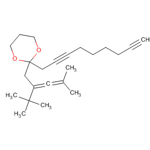 608134-19-6  1,3-Dioxane,2-[2-(1,1-dimethylethyl)-4-methyl-2,3-pentadienyl]-2-(2,8-nonadiynyl)-