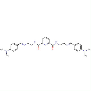 608137-13-9  2,6-Pyridinedicarboxamide,N,N'-bis[2-[[[4-(dimethylamino)phenyl]methylene]amino]ethyl]-