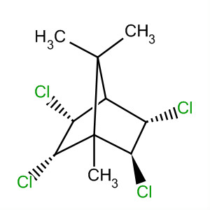 60819-25-2  Bicyclo[2.2.1]heptane, 2,3,5,6-tetrachloro-1,7,7-trimethyl-,(2-endo,3-exo,5-exo,6-endo)-