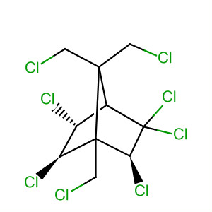 60819-27-4  Bicyclo[2.2.1]heptane, 2,3,3,5,6-pentachloro-1,7,7-tris(chloromethyl)-,(2-endo,5-exo,6-exo)-
