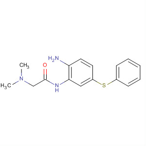 60853-80-7  Acetamide, N-[2-amino-5-(phenylthio)phenyl]-2-(dimethylamino)-