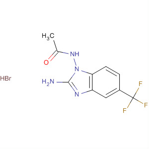 60882-67-9  Acetamide, N-[2-amino-5-(trifluoromethyl)-1H-benzimidazol-1-yl]-,monohydrobromide