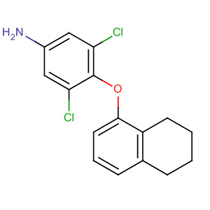 60963-35-1  Benzenamine, 3,5-dichloro-4-[(5,6,7,8-tetrahydro-1-naphthalenyl)oxy]-