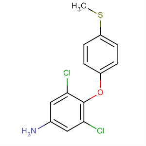 60963-40-8  Benzenamine, 3,5-dichloro-4-[4-(methylthio)phenoxy]-