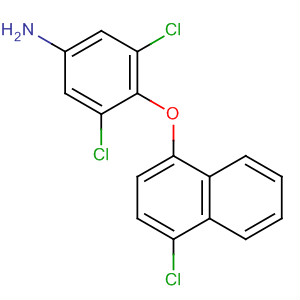 60963-41-9  Benzenamine, 3,5-dichloro-4-[(4-chloro-1-naphthalenyl)oxy]-