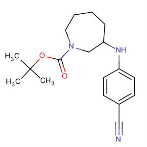 609789-23-3  1H-Azepine-1-carboxylic acid, 3-[(4-cyanophenyl)amino]hexahydro-,1,1-dimethylethyl ester