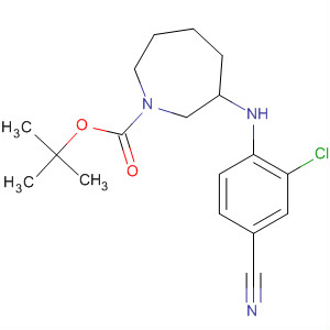 609789-26-6  1H-Azepine-1-carboxylic acid,3-[(2-chloro-4-cyanophenyl)amino]hexahydro-, 1,1-dimethylethyl ester