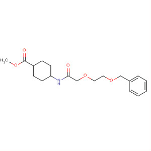 609805-64-3  Cyclohexanecarboxylic acid,4-[[[2-(phenylmethoxy)ethoxy]acetyl]amino]-, methyl ester, trans-