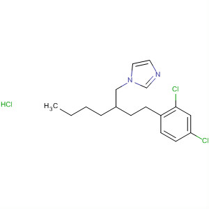 61019-60-1  1H-Imidazole, 1-[2-[2-(2,4-dichlorophenyl)ethyl]hexyl]-,monohydrochloride