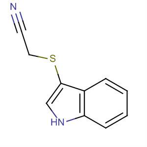 61021-51-0  Acetonitrile, (1H-indol-3-ylthio)-