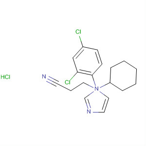 61023-21-0  1H-Imidazole-1-propanenitrile, a-cyclohexyl-a-(2,4-dichlorophenyl)-,monohydrochloride