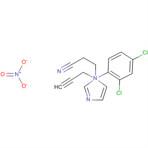 61023-26-5  1H-Imidazole-1-propanenitrile, a-(2,4-dichlorophenyl)-a-2-propynyl-,mononitrate