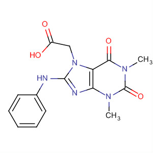 61034-19-3  7H-Purine-7-acetic acid,1,2,3,6-tetrahydro-1,3-dimethyl-2,6-dioxo-8-(phenylamino)-