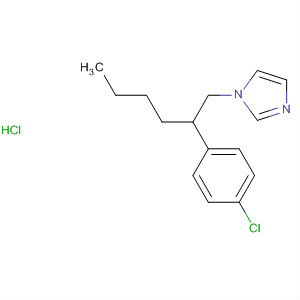 61055-66-1  1H-Imidazole, 1-[2-(4-chlorophenyl)hexyl]-, monohydrochloride