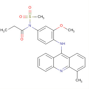 61067-82-1  Propanamide,N-[3-methoxy-4-[(4-methyl-9-acridinyl)amino]phenyl]-N-(methylsulfonyl)-