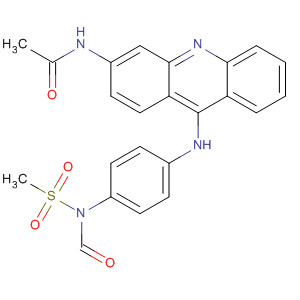 61067-88-7  Acetamide,N-[9-[[4-[formyl(methylsulfonyl)amino]phenyl]amino]-3-acridinyl]-