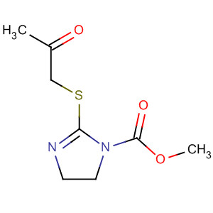 61076-85-5  1H-Imidazole-1-carboxylic acid, 4,5-dihydro-2-[(2-oxopropyl)thio]-,methyl ester