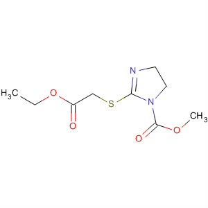 61076-86-6  1H-Imidazole-1-carboxylic acid,2-[(2-ethoxy-2-oxoethyl)thio]-4,5-dihydro-, methyl ester