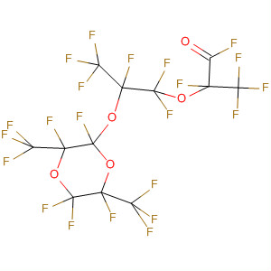 61080-70-4  Propanoyl fluoride,2,3,3,3-tetrafluoro-2-[1,1,2,3,3,3-hexafluoro-2-[[2,3,5,5,6-pentafluoro-3,6-bis(trifluoromethyl)-1,4-dioxan-2-yl]oxy]propoxy]-