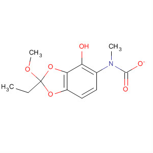 61083-15-6  1,3-Benzodioxol-4-ol, 2-ethyl-2-methoxy-, methylcarbamate