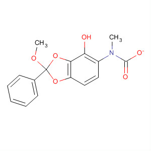 61083-19-0  1,3-Benzodioxol-4-ol, 2-methoxy-2-phenyl-, methylcarbamate