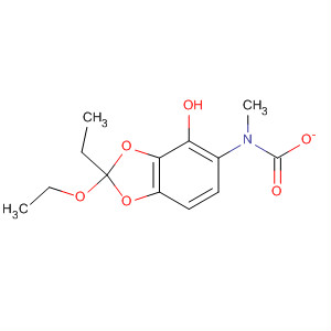 61083-23-6  1,3-Benzodioxol-4-ol, 2-ethoxy-2-ethyl-, methylcarbamate