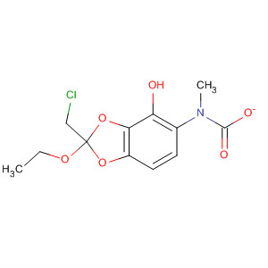 61083-26-9  1,3-Benzodioxol-4-ol, 2-(chloromethyl)-2-ethoxy-, methylcarbamate