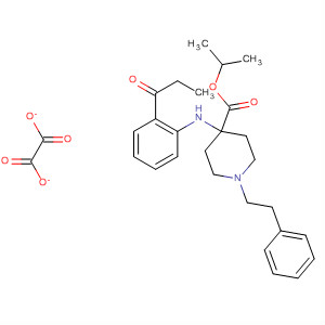 61086-87-1  4-Piperidinecarboxylic acid,4-[(1-oxopropyl)phenylamino]-1-(2-phenylethyl)-, 1-methylethyl ester,ethanedioate (1:1)