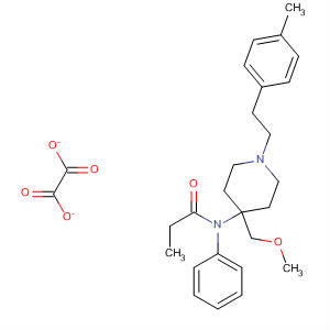 61087-29-4  Propanamide,N-[4-(methoxymethyl)-1-[2-(4-methylphenyl)ethyl]-4-piperidinyl]-N-phenyl-, ethanedioate (1:1)
