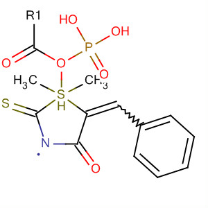 61098-10-0  Phosphonic acid, [4-oxo-5-(phenylmethylene)-2-thioxo-3-thiazolidinyl]-,dimethyl ester