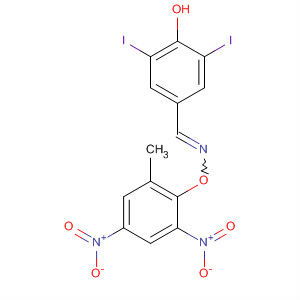 61101-26-6  Benzaldehyde, 4-hydroxy-3,5-diiodo-,O-(2-methyl-4,6-dinitrophenyl)oxime