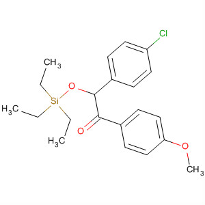600707-64-0  Ethanone, 2-(4-chlorophenyl)-1-(4-methoxyphenyl)-2-[(triethylsilyl)oxy]-