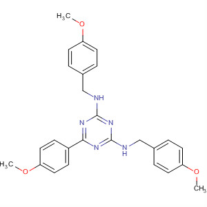 600732-65-8  1,3,5-Triazine-2,4-diamine,6-(4-methoxyphenyl)-N,N'-bis[(4-methoxyphenyl)methyl]-