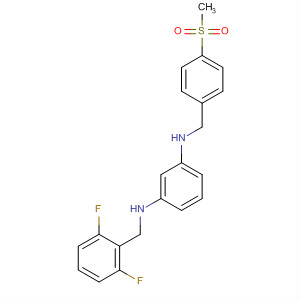 601492-56-2  1,3-Benzenediamine,N-[(2,6-difluorophenyl)methyl]-N'-[[4-(methylsulfonyl)phenyl]methyl]-