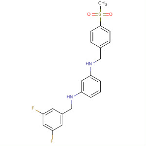 601492-57-3  1,3-Benzenediamine,N-[(3,5-difluorophenyl)methyl]-N'-[[4-(methylsulfonyl)phenyl]methyl]-