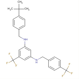 601492-88-0  1,3-Benzenediamine,N-[[4-(1,1-dimethylethyl)phenyl]methyl]-5-(trifluoromethyl)-N'-[[4-(trifluoromethyl)phenyl]methyl]-