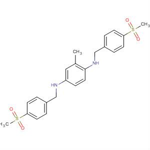 601492-90-4  1,4-Benzenediamine,2-methyl-N,N'-bis[[4-(methylsulfonyl)phenyl]methyl]-
