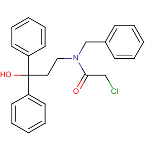 60163-47-5  Acetamide,2-chloro-N-(3-hydroxy-3,3-diphenylpropyl)-N-(phenylmethyl)-